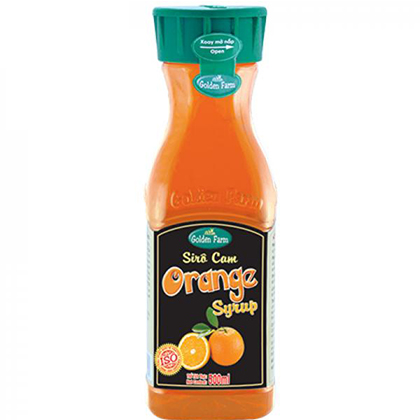 Siro Syrup GoldenFarm Cam 520ml