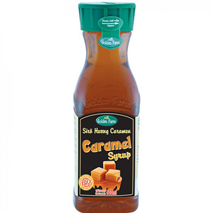 Siro Syrup GoldenFarm Caramel 520ml