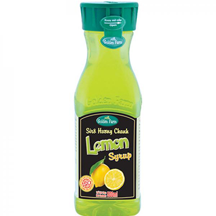 Siro Syrup GoldenFarm Chanh 520ml