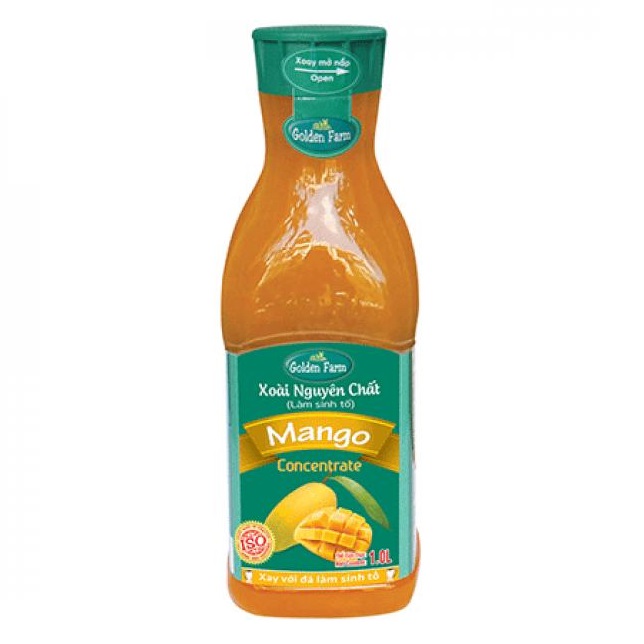 Siro Syrup GoldenFarm Xoài 520ml