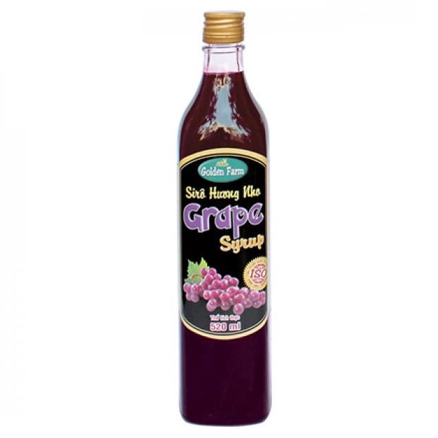 Siro Syrup GoldenFarm Nho 700ml