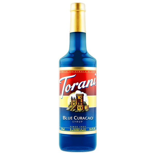 Siro Syrup Torrani Vỏ Cam (Blue Curacao) 750ml