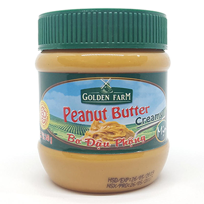 Bơ Đậu Phụng Xanh Mịn 340g