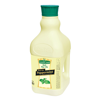 Siro Syrup GoldenFarm Bạc Hà 520ml