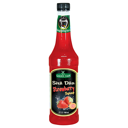 Siro Syrup GoldenFarm Dâu 700ml