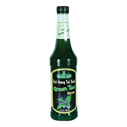 Siro Syrup GoldenFarm Trà Xanh 2 Lít