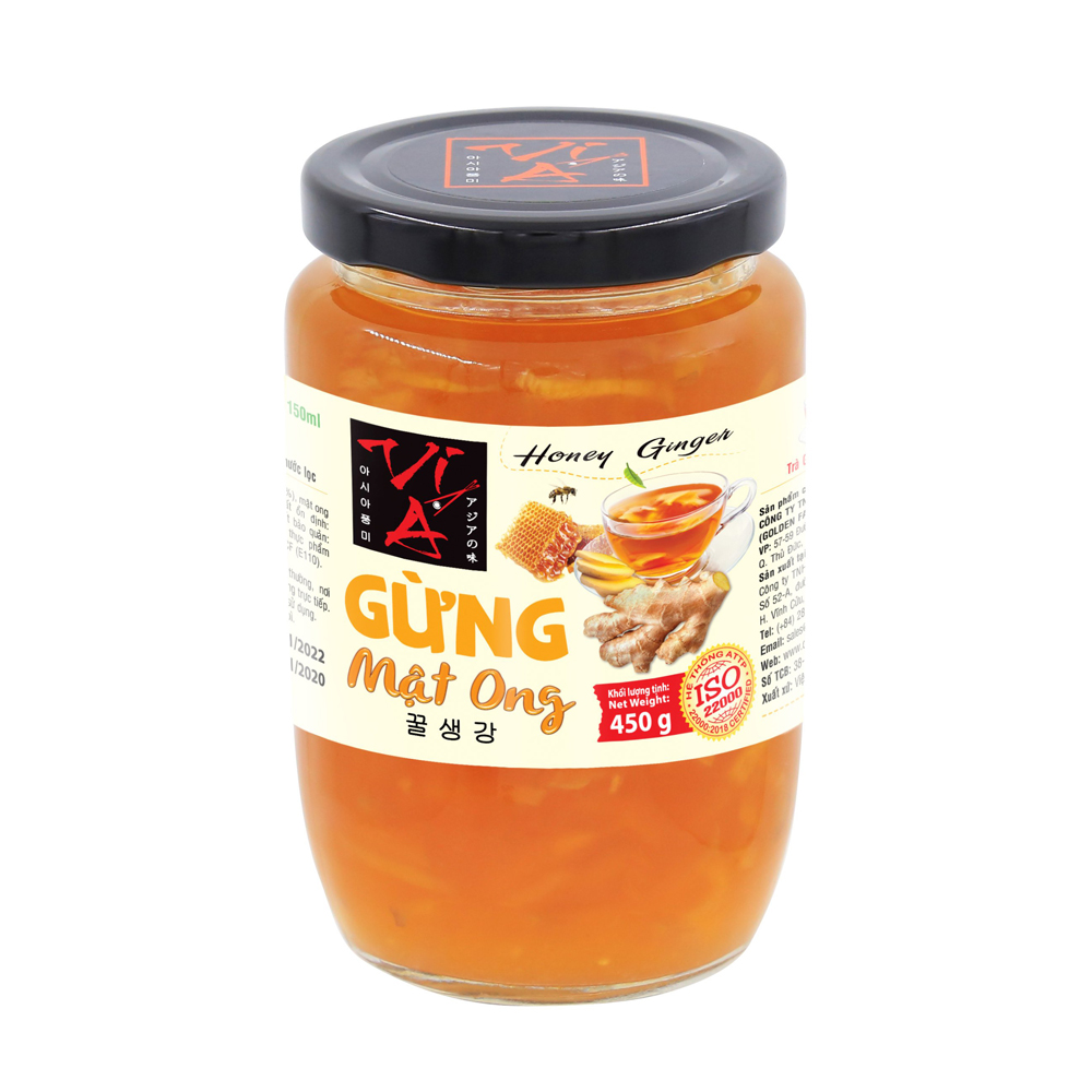 Mứt GoldenFarm Gừng Mật Ong 450gr