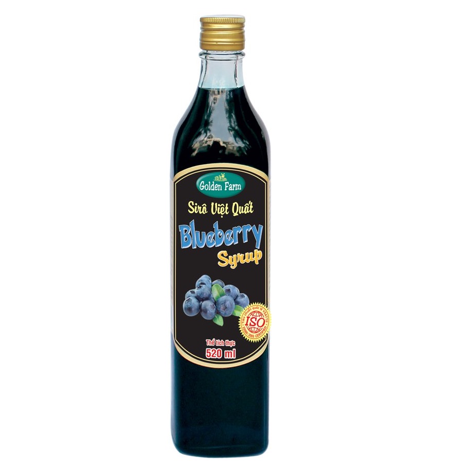 Siro Syrup GoldenFarm Việt Quất 700ml