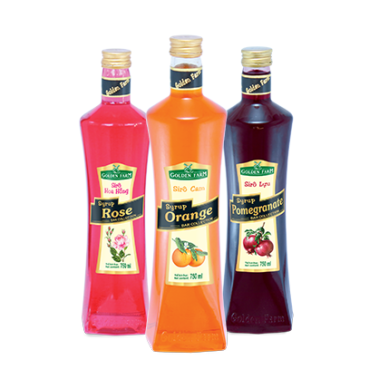 Siro Syrup GoldenFarm Cherry Bar Collection 750ml