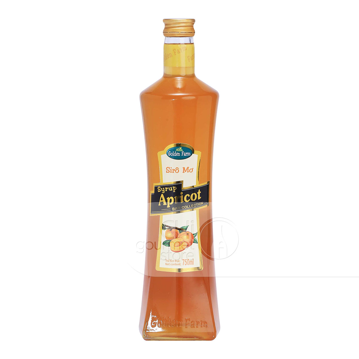 Siro Syrup GoldenFarm Mơ Bar Collection 750ml 