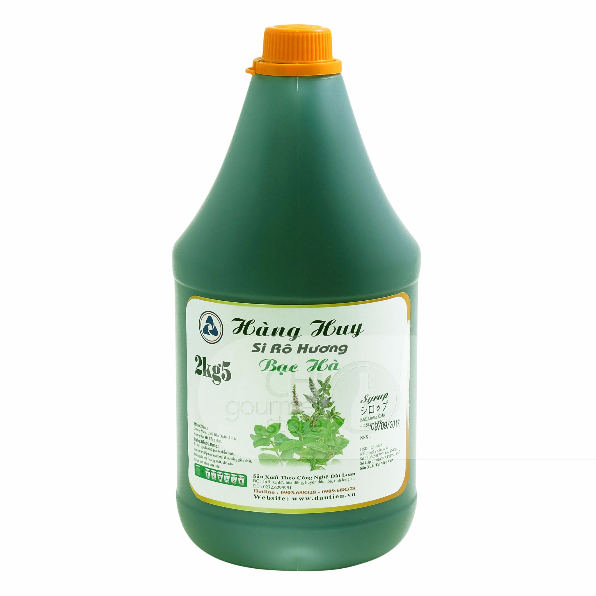 Siro Syrup Hàng Huy Bạc Hà 2.5kg