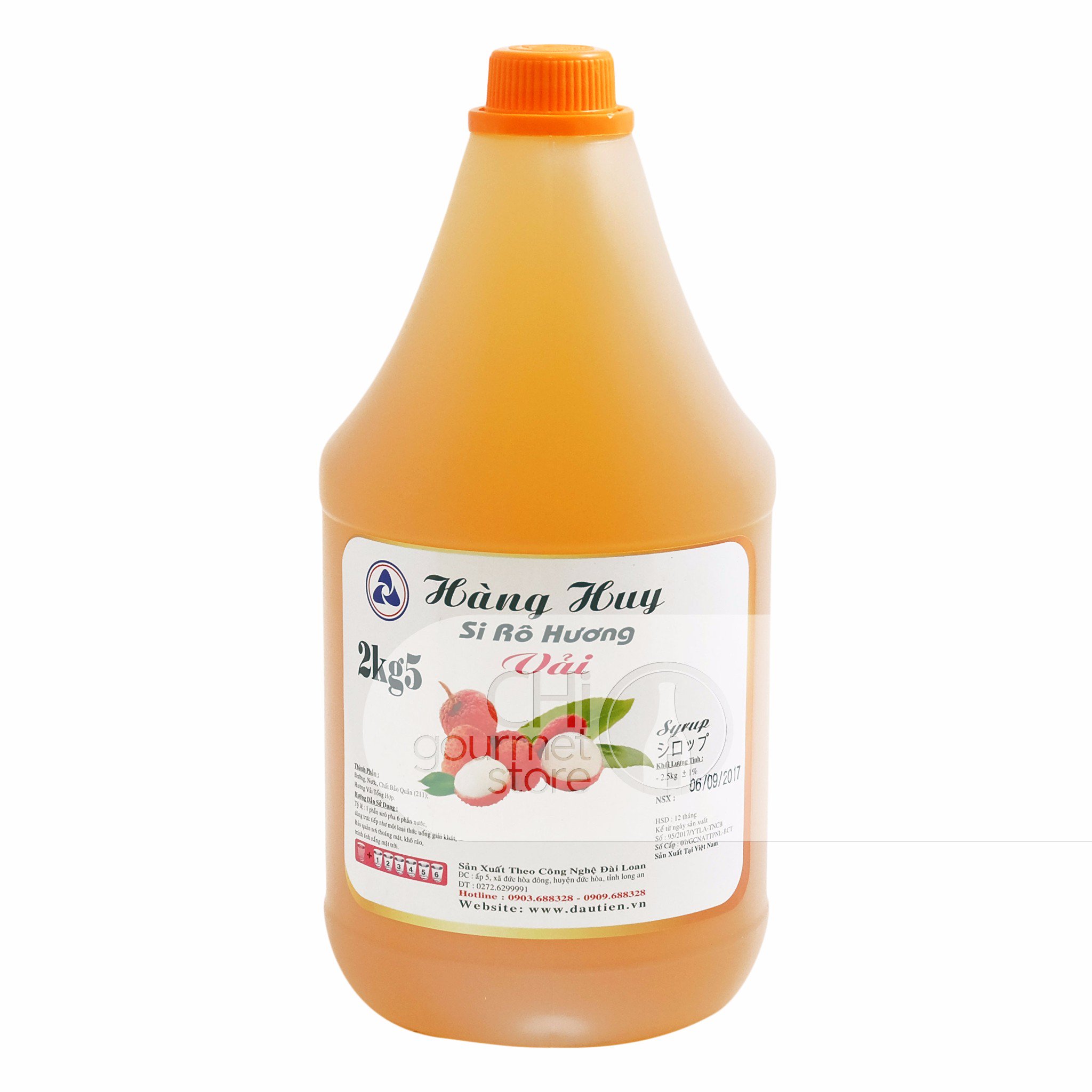 Siro Syrup Hàng Huy Vải 2.5kg