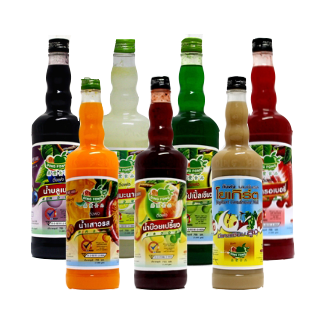 Siro Thái DingFong Nắp Trắng Socola