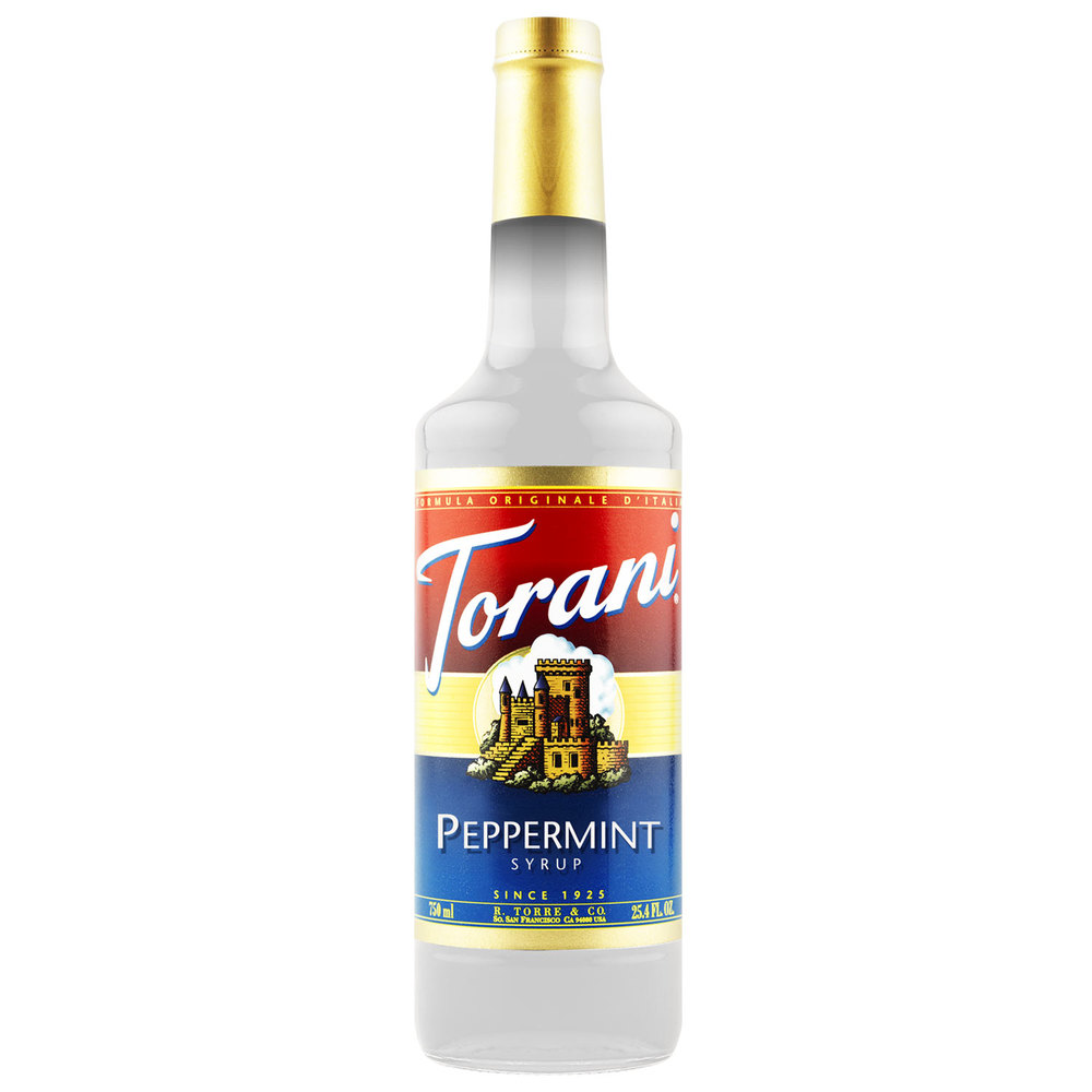 Siro Syrup Torrani Bạc Hà Trắng (Pepper Mint) 750ml
